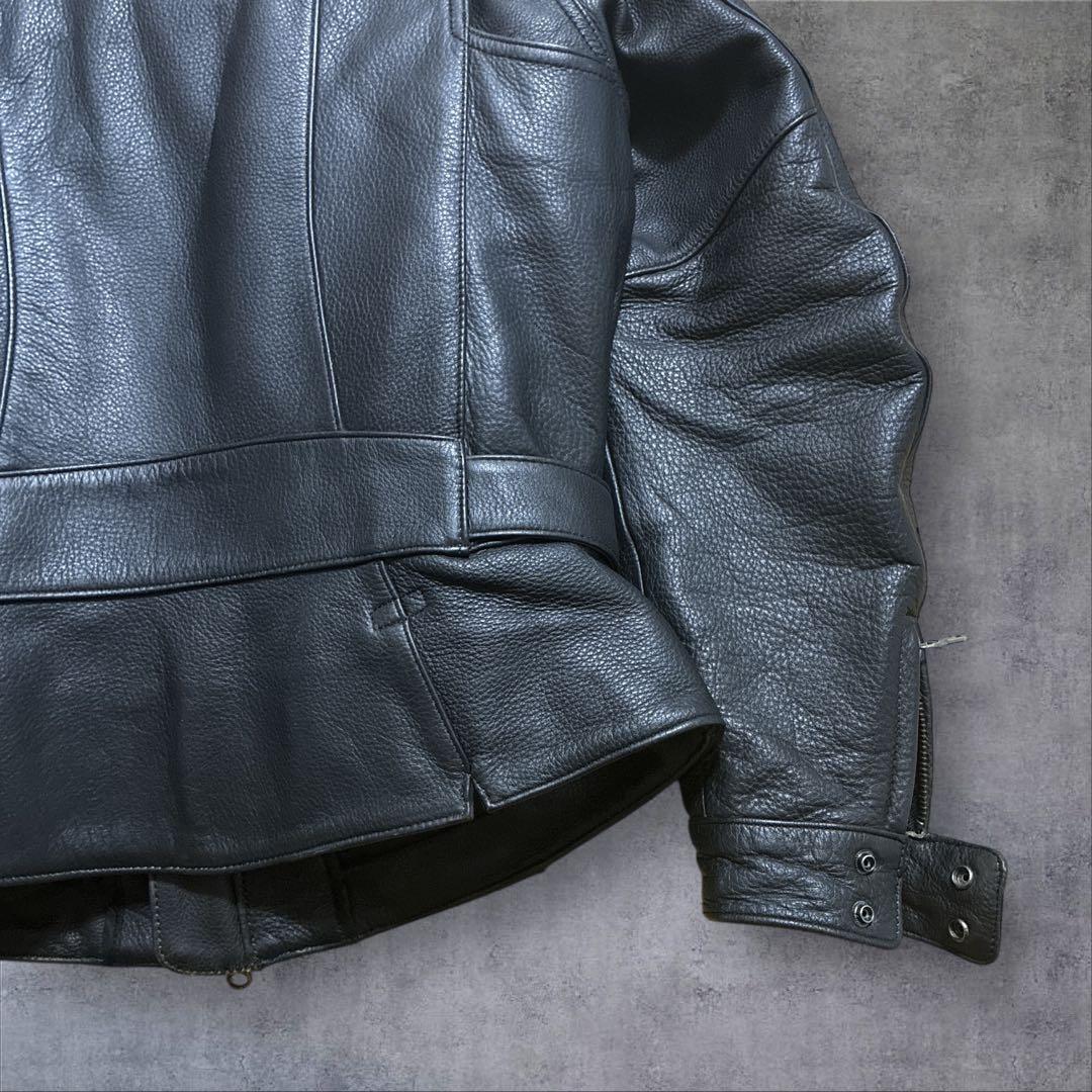 純正】ハーレーダビッドソン 本革 ライダース キルティング MW シボ