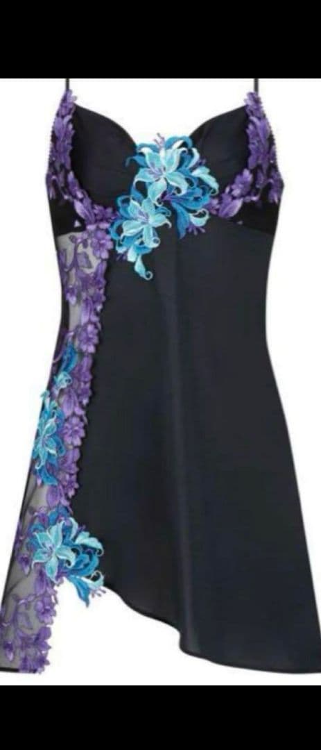 新品サルート53GスリップLanan掲載レトロモダンドレス