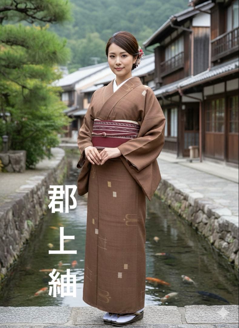 ☘️早い者勝ち☘️【国宝品】○岐阜県無形文化財【郡上紬】○幻の紬