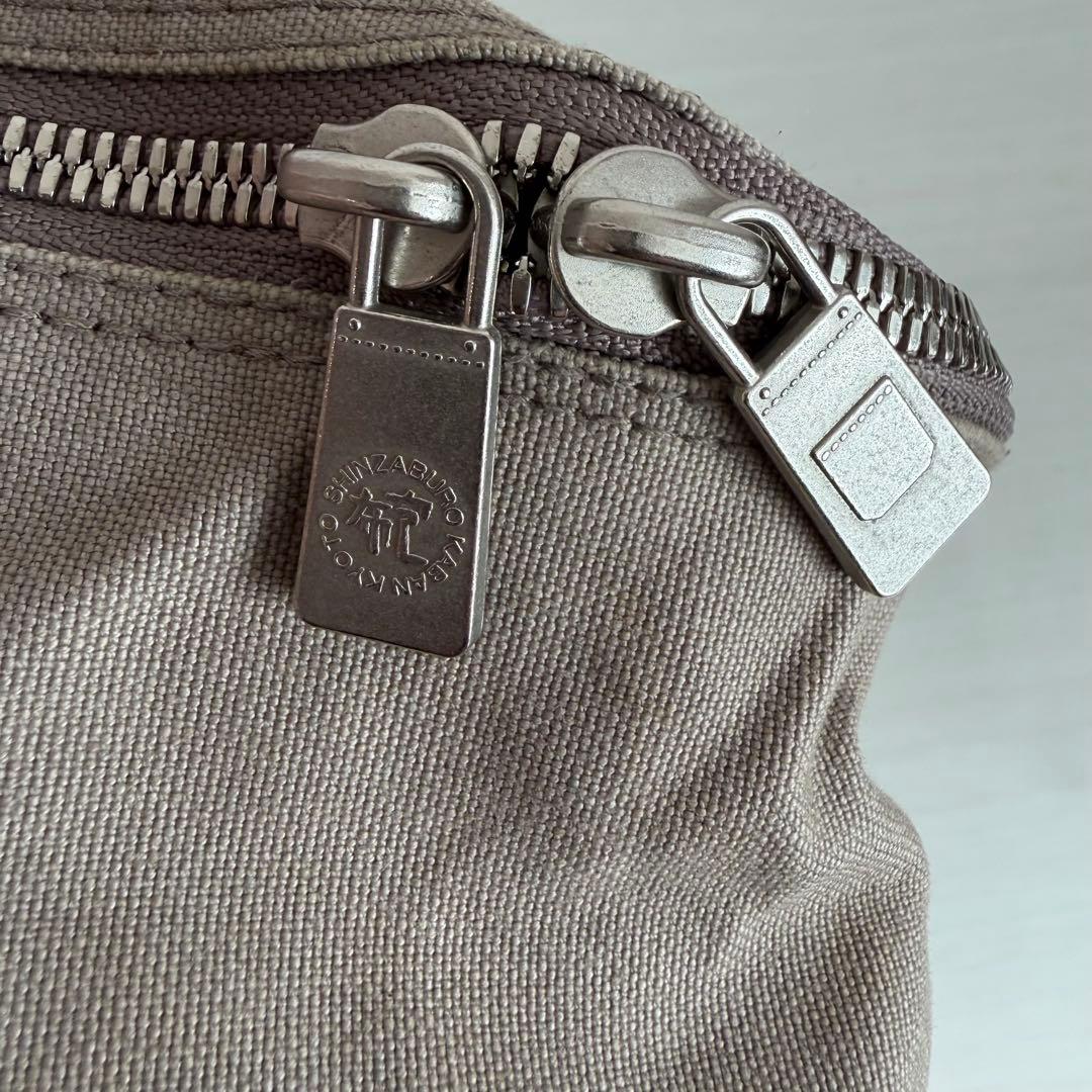 一澤信三郎帆布 ショルダーバッグ ワンショルダー グレー A4対応