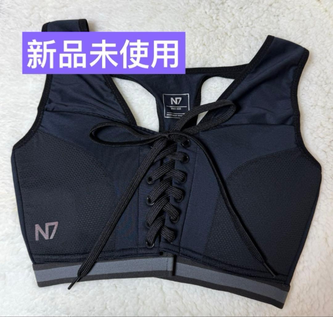 N7 ブラック スポーツブラ レースアップブラ - メルカリ