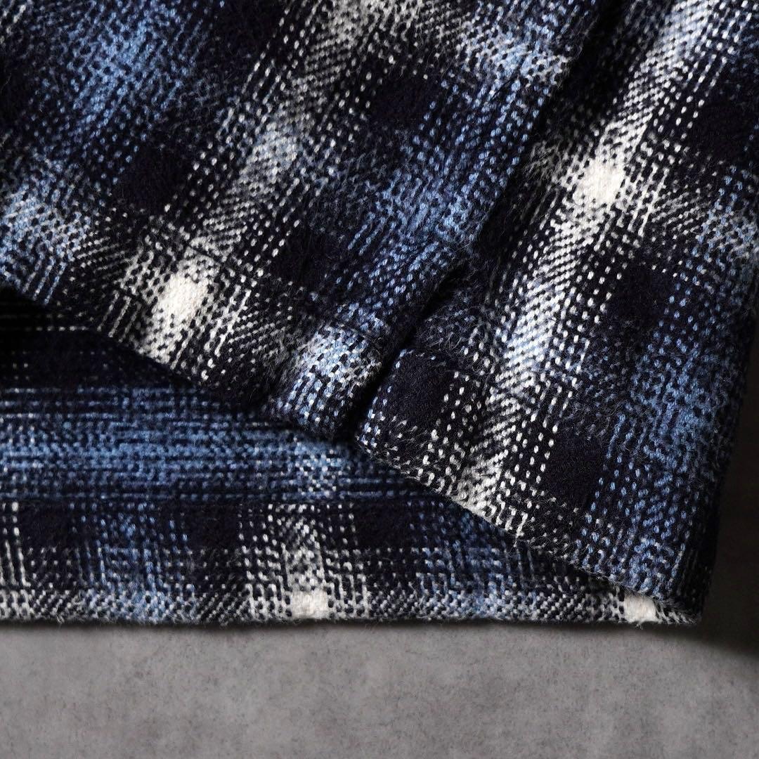 90s~ ST. JOHN'S BAY オンブレチェックシャツ ヘビーネルシャツ