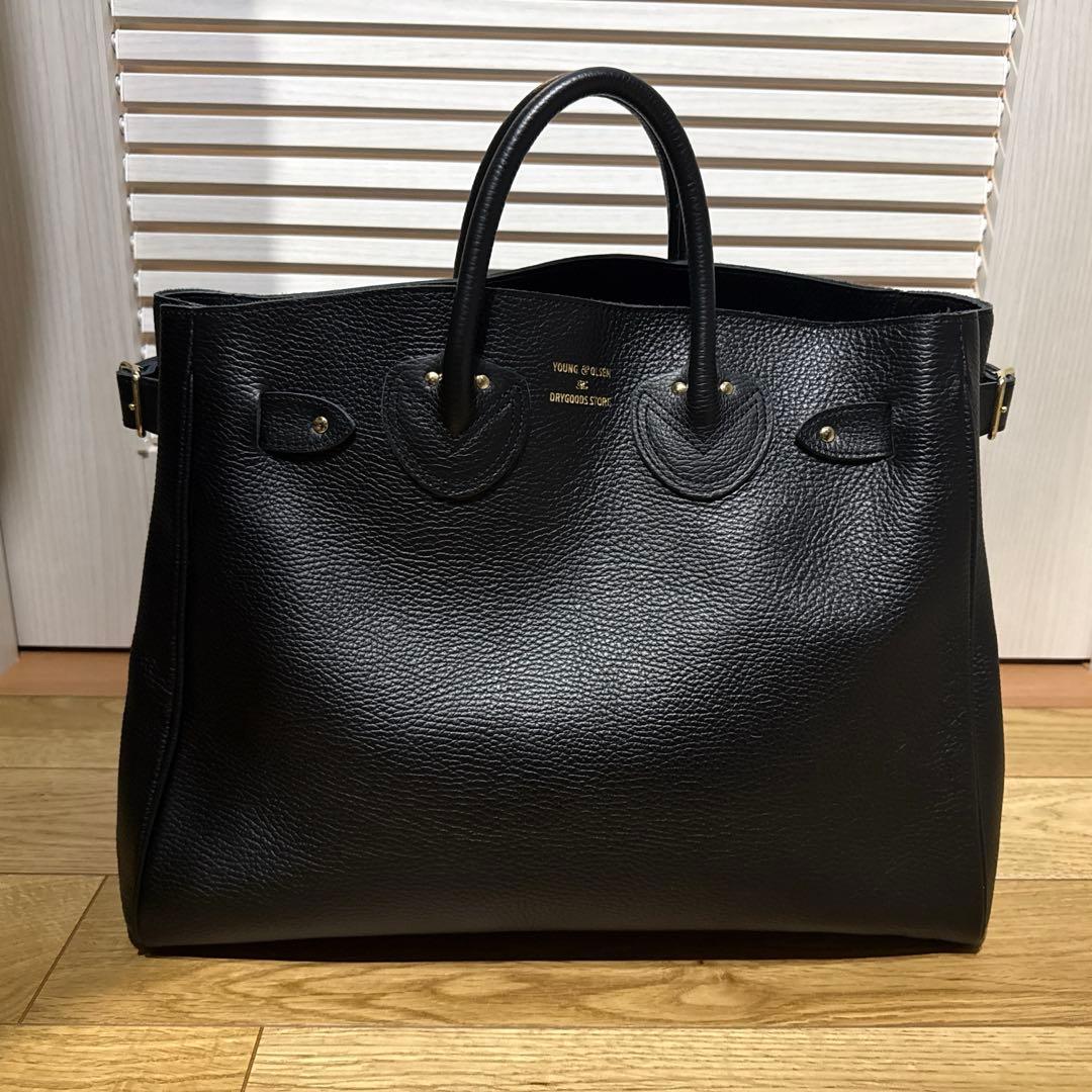 ヤングアンドオルセン エンボス レザー ベルテッド トートバッグ M ヤングアンドオルセン エンボスドレザー ベルテッド トート M – YOUNG