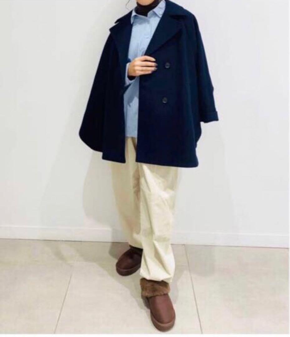 新品未使用 コージーメルトンケープコート XXL ジーユー - メルカリ