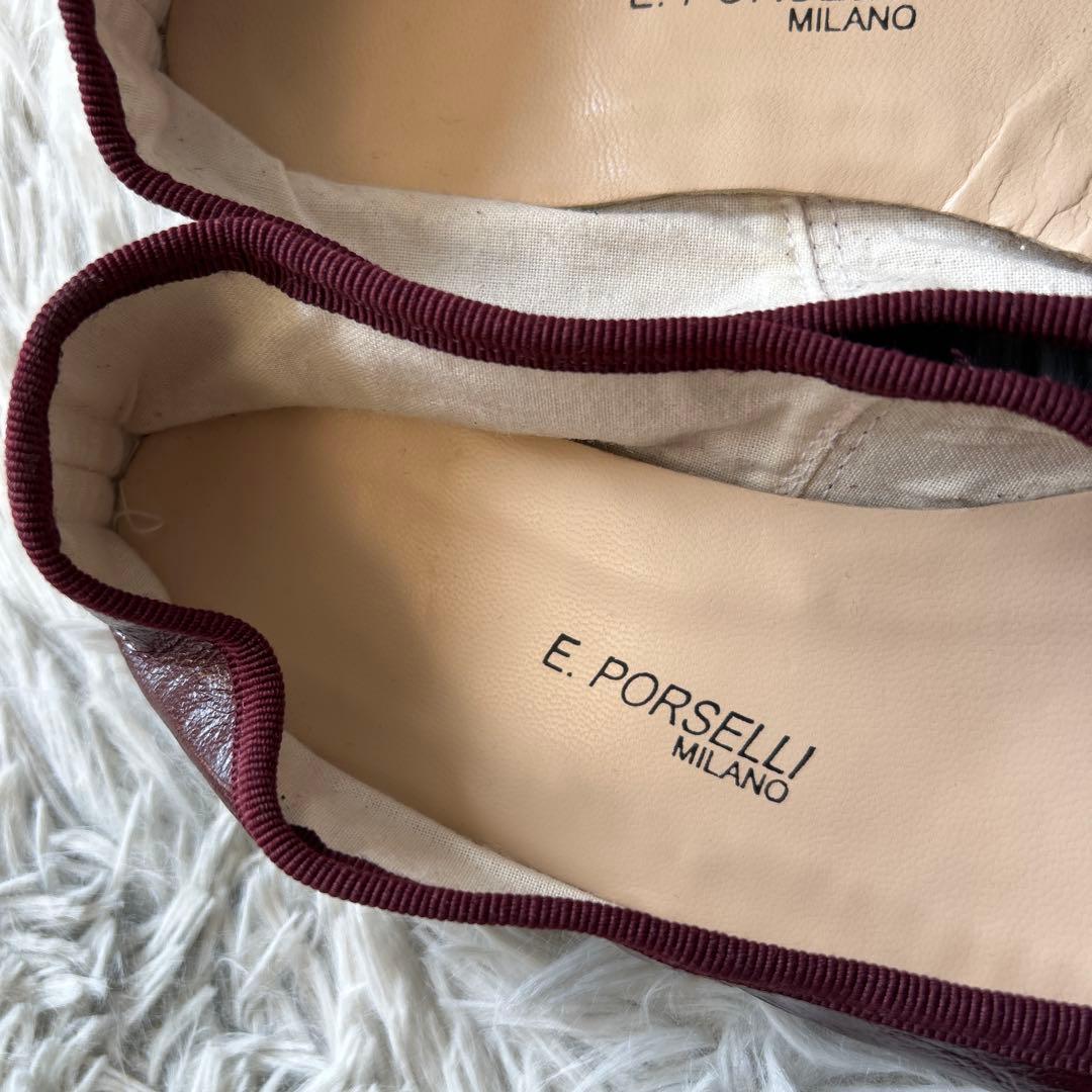 新品】E.PORSELLI×Plage 別注バレエシューズ ワインレッド 35 - メルカリ