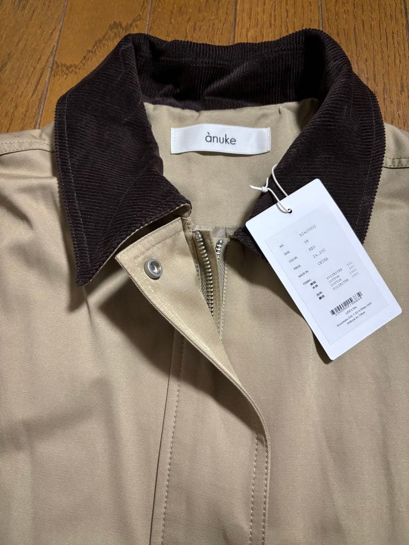 《8日限定お値下げ》ànuke アンヌーク ツイルステンカラーコート