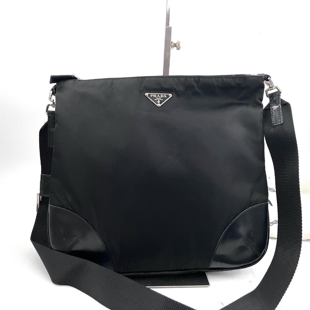プラダ 3121 ナイロン ショルダーバッグ カーフ サコッシュ ⭕️G