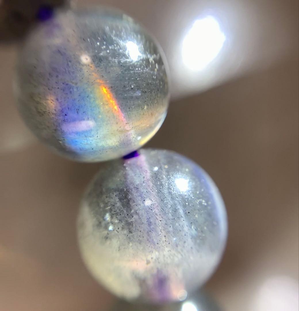 ★かな様★ 《レア色》レインボーシラー　ラブラドライト　ブレスレット