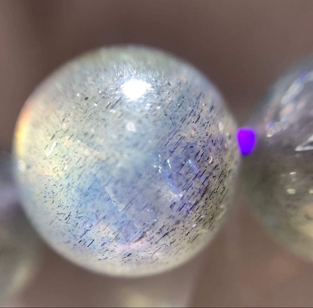 ★かな様★ 《レア色》レインボーシラー　ラブラドライト　ブレスレット