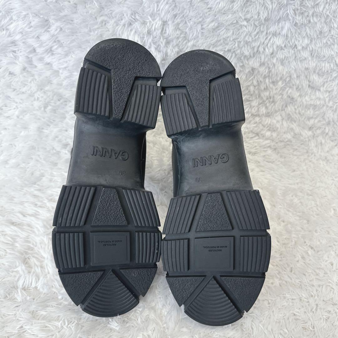 【良品】GANNI ラバーサイドゴアブーツ 39