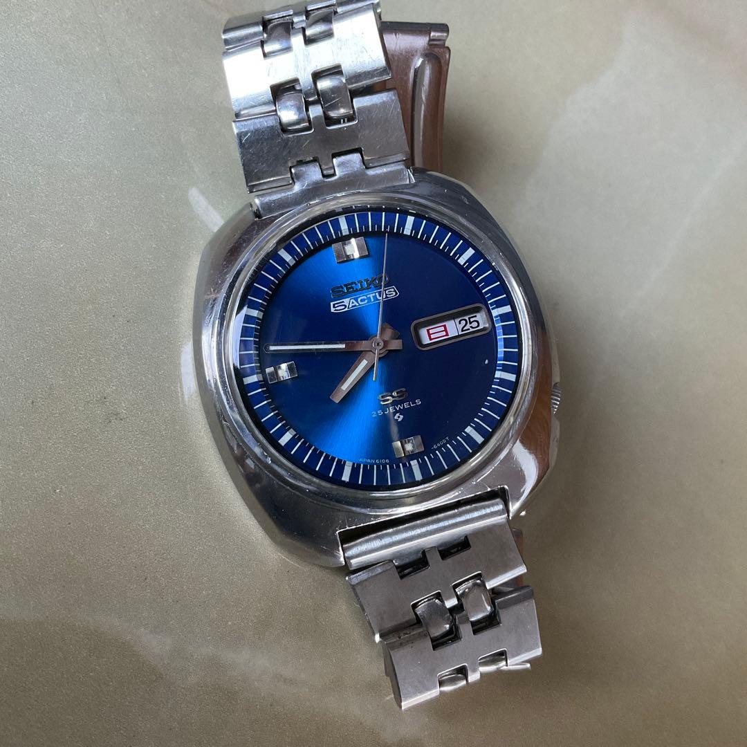 SEIKO5 ACTUS SS 25JEWELS稼働品 - メルカリ