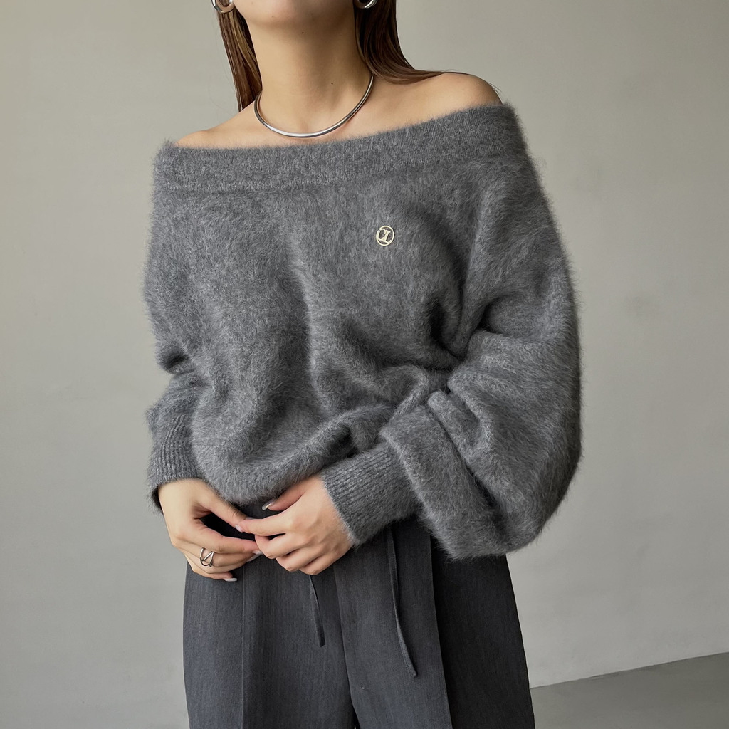 今季イチオシ♡】FOXカシミアボートネックニット - CAPRICIEUX LE'MAGE