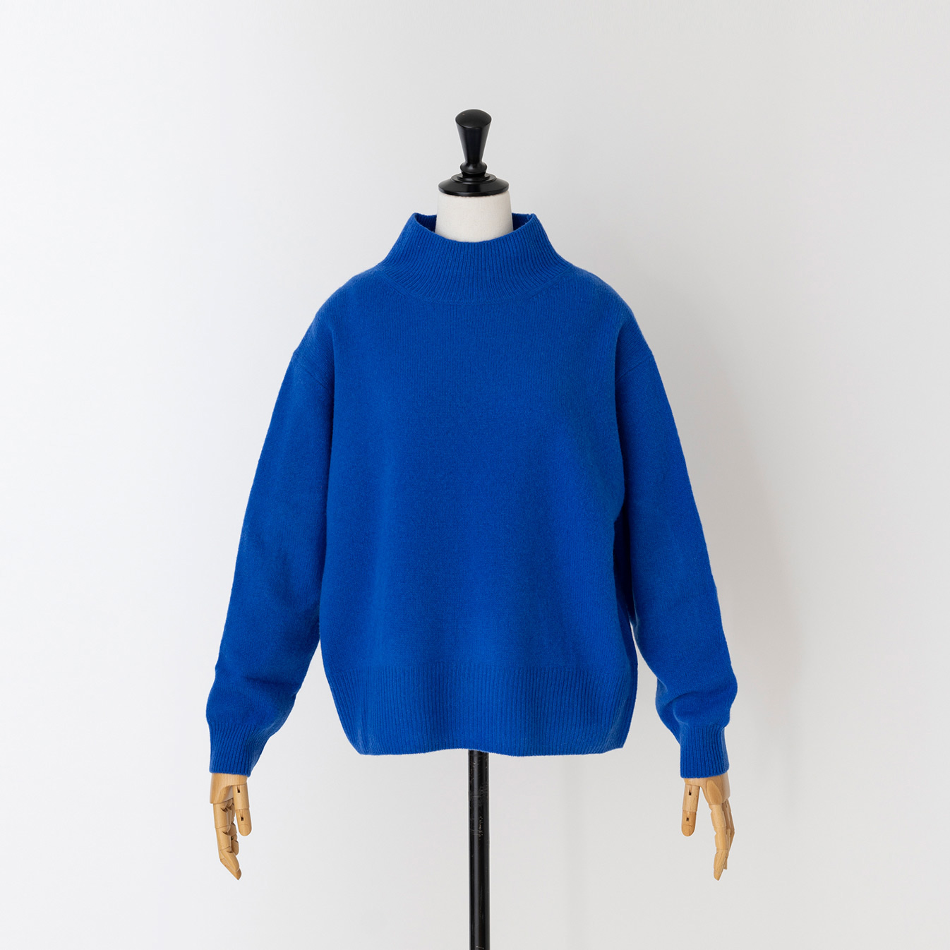 ラムズウール モックネック|エルボーパッチニット - STAMPS ONLINE