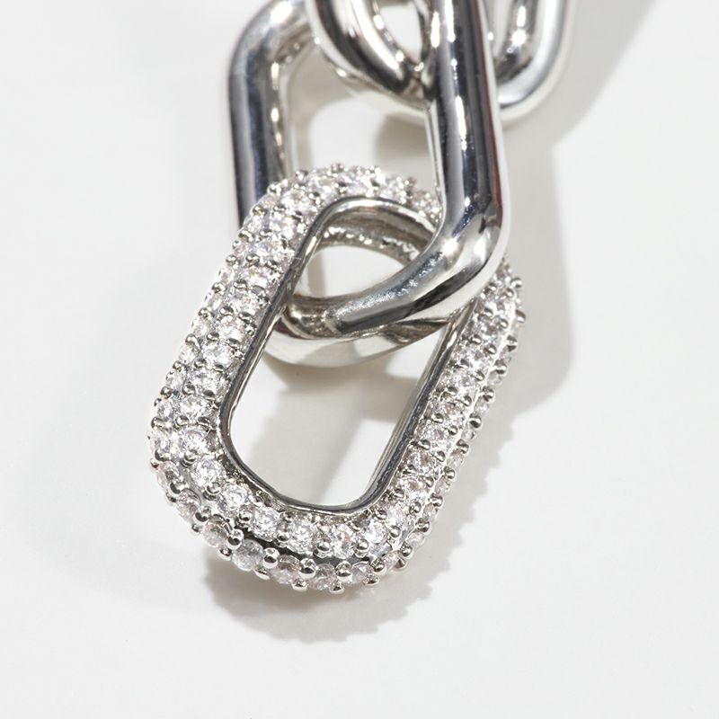 メタルシャイニーチェーンピアス(シルバー) | STELLAR HOLLYWOOD