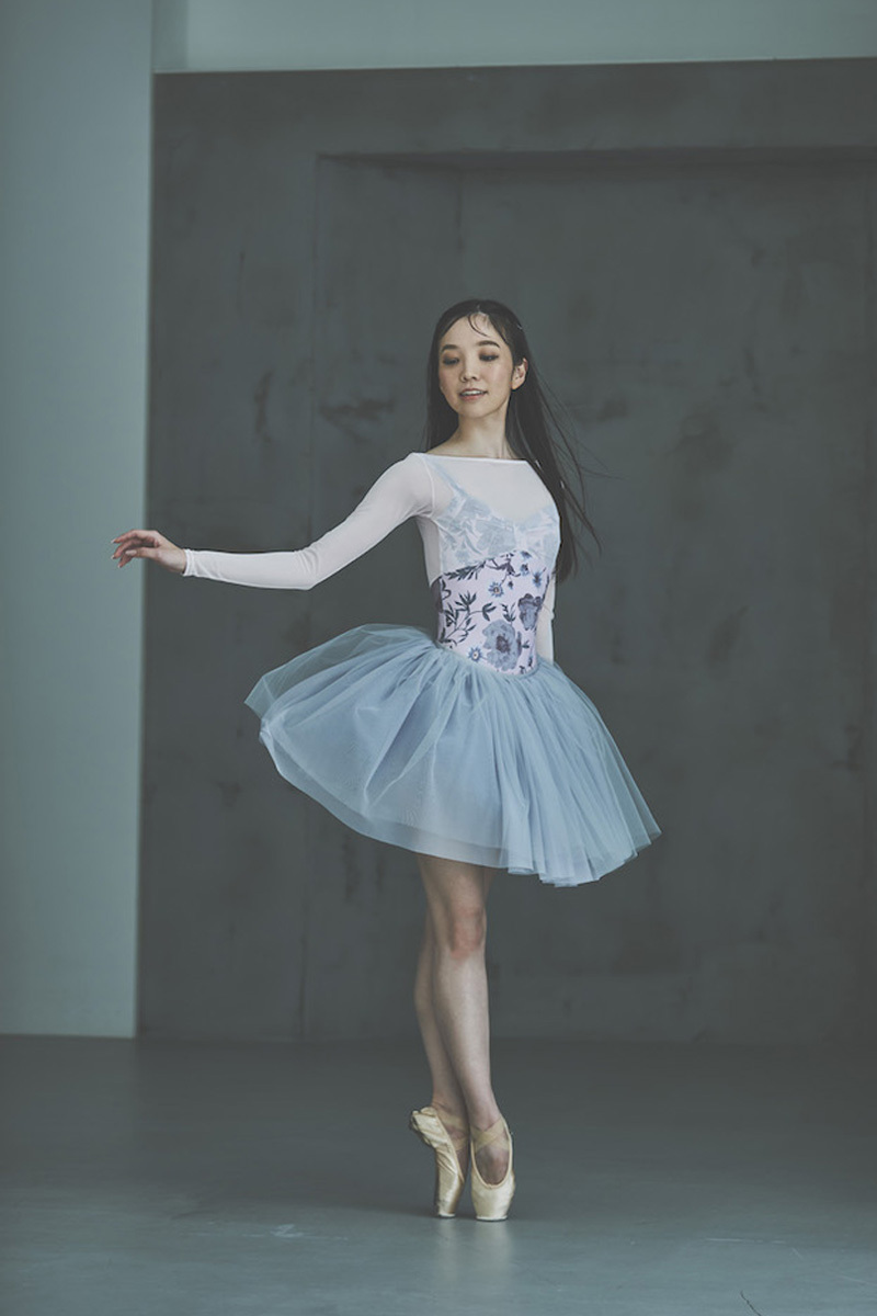 stina / type L long ribbon / old flower pink