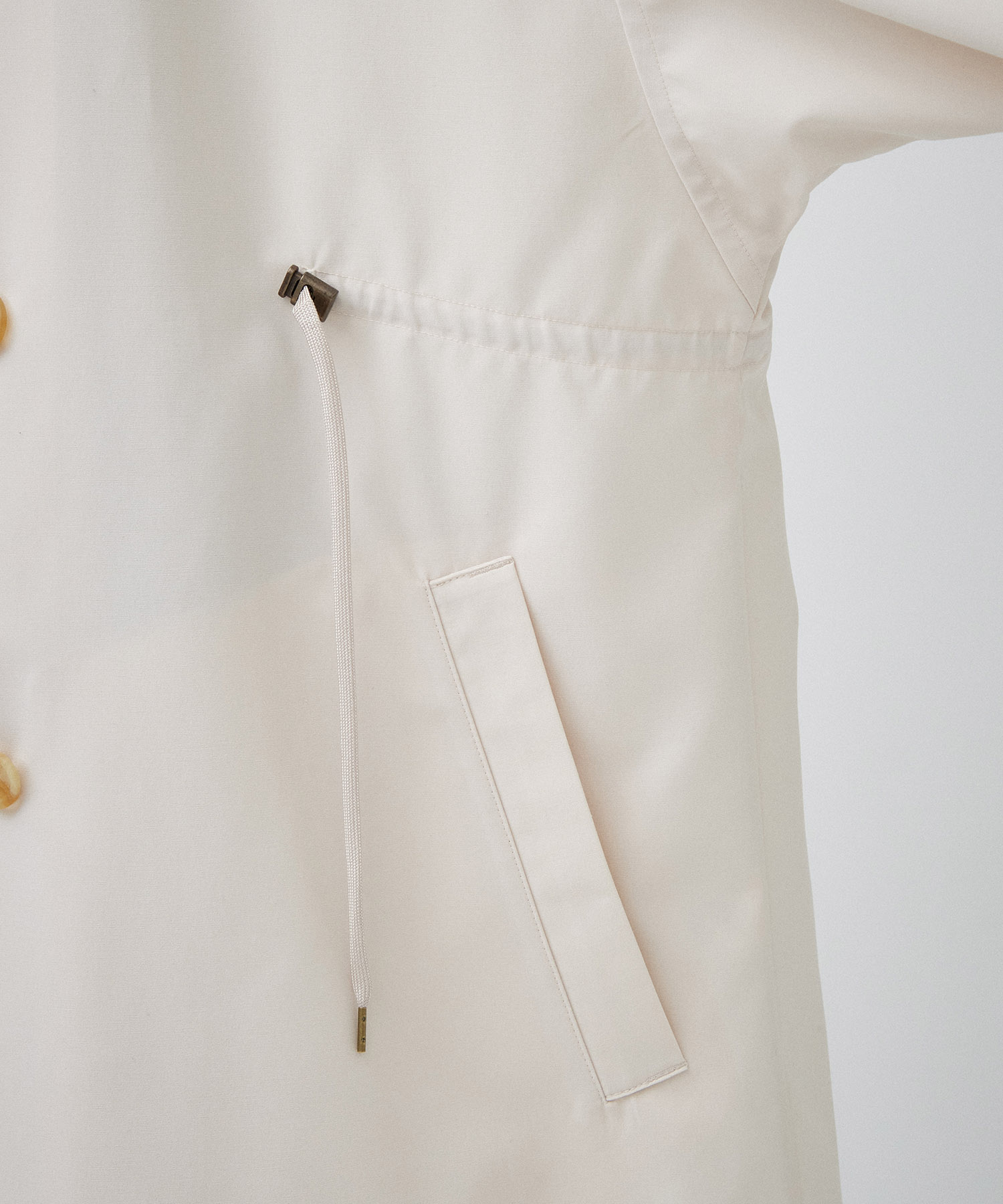 リサイクルシェルタフタショートトレンチ(FREE ECRU): VACHEMENT