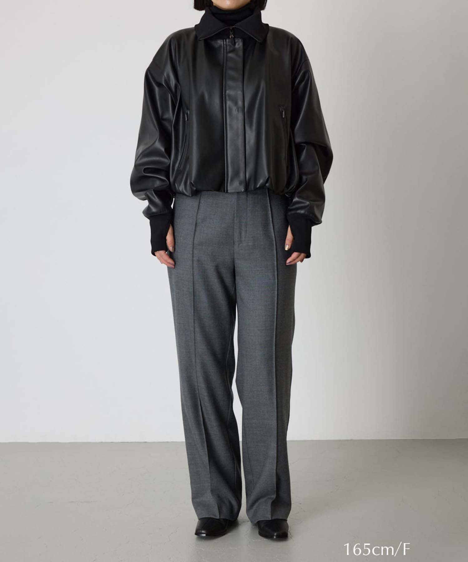 Synthetic leather short JK(FREE BLACK): RIM.ARK: WOMENS｜ STUDIOUS