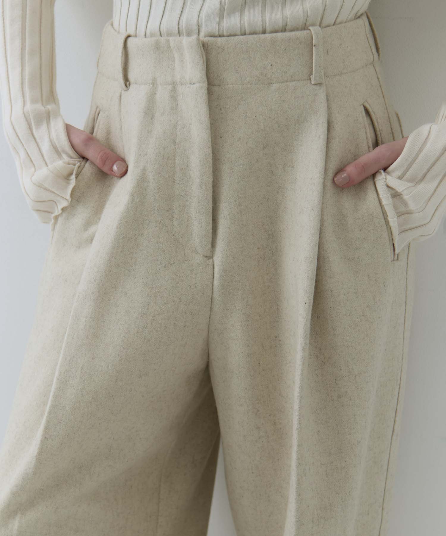 別注】Wool Painter Pants(36 ECRU): TODAYFUL: WOMENS｜ STUDIOUS
