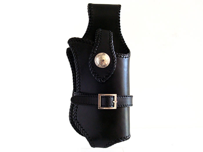 ウォレットホルダー ブラックレザーウォレット スタイル ::: 革財布の