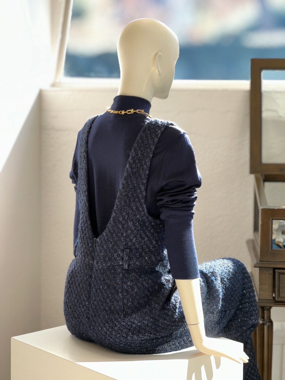 ツイードオールインワン（ネイビー） – stylist-kurakuen