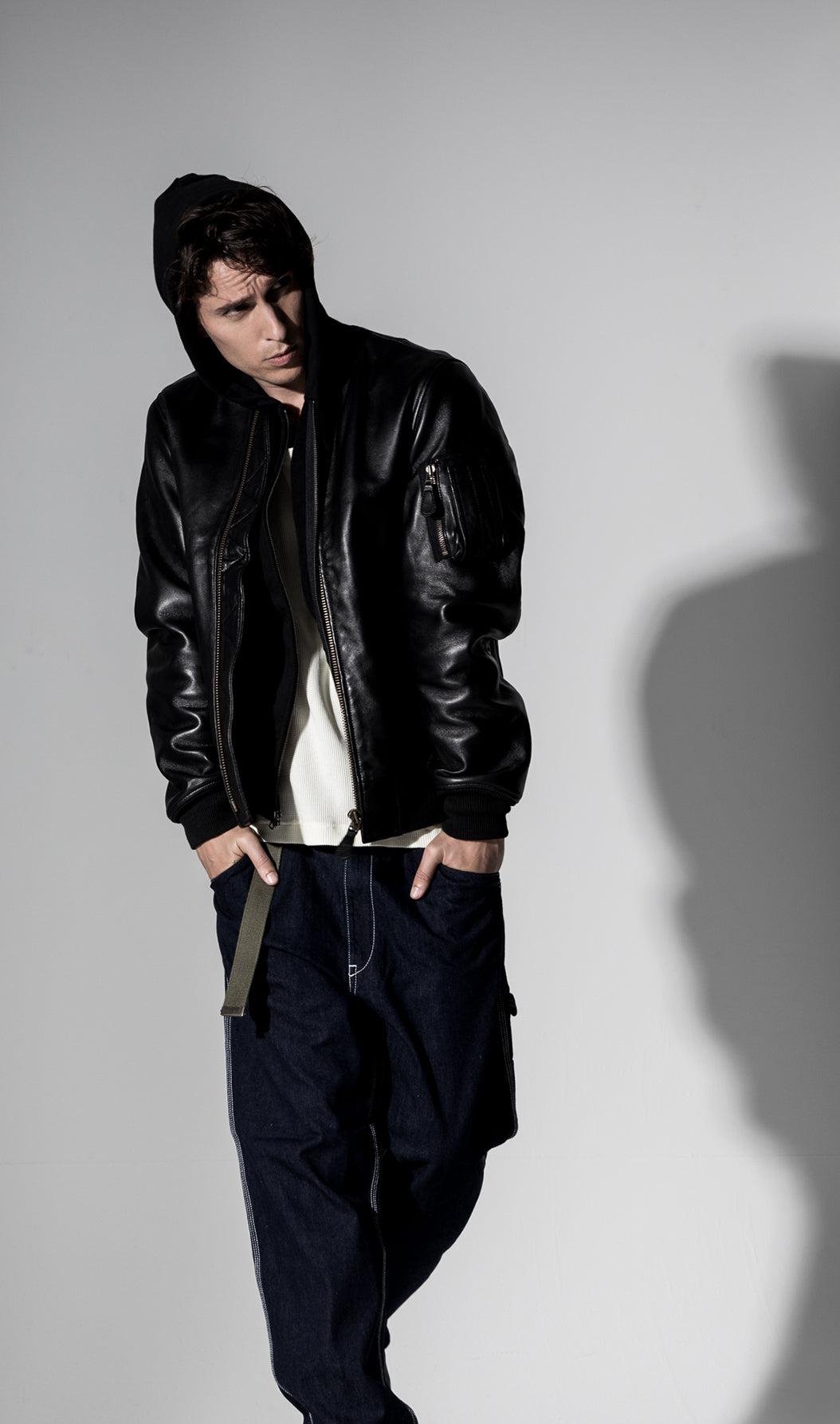 HOUSTON SHEEP LEATHER MA-1 FLIGHT JACKET – SUKAJACK