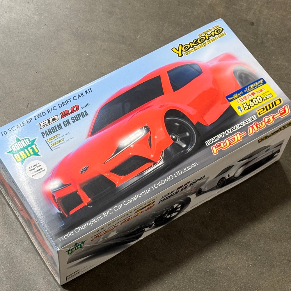 RD 2.0 ROOKIE DRIFT RWD 1-10 RC Drift Car kit + A90 Supra Body RD2