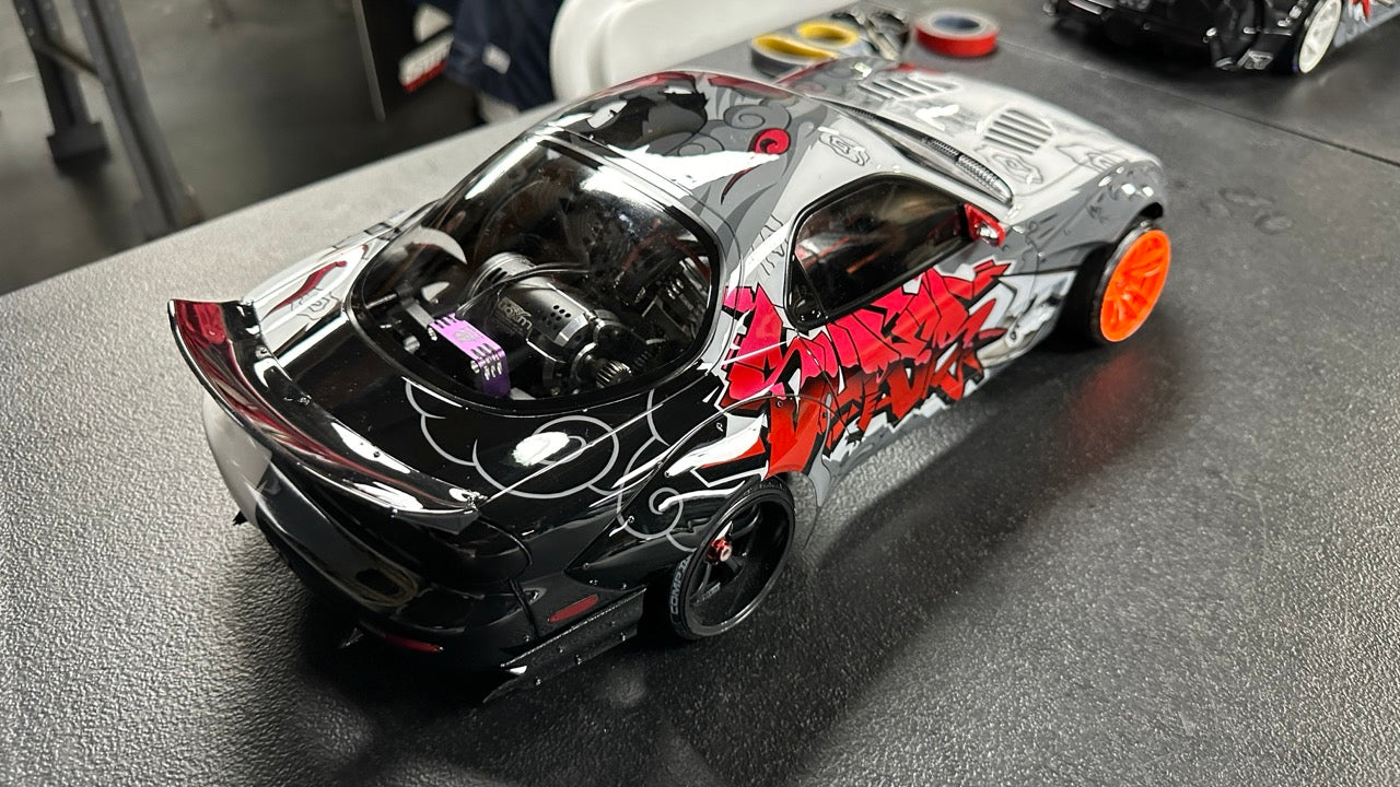 1-10 Rocket Bunny FD3S RX-7 Mazda Body w- 3D DECALS (200mm) rx7