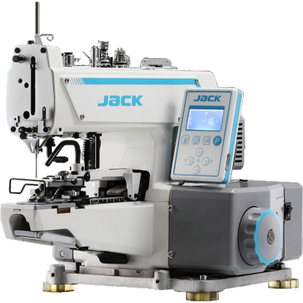 JACK JK-T373G-Z Button Sew Machine With Integrated Motor Assembled