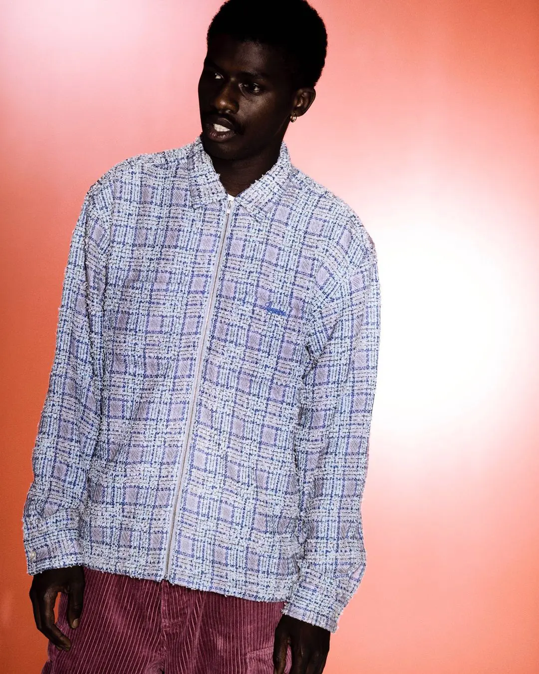 Bouclé Zip Up Shirt | Supreme 24fw