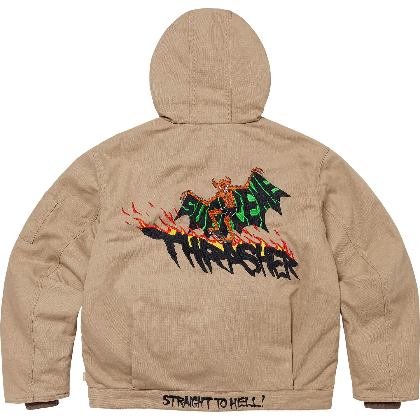 Supreme®/Thrasher® Hooded Work Jacket | Supreme 24fw
