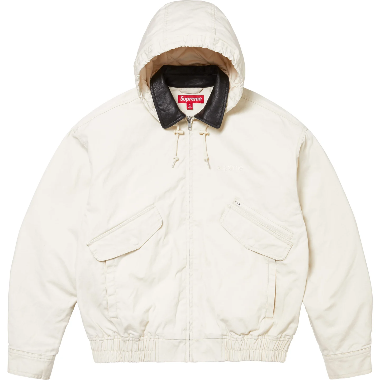 Leather Collar Utility Jacket | Supreme 24fw