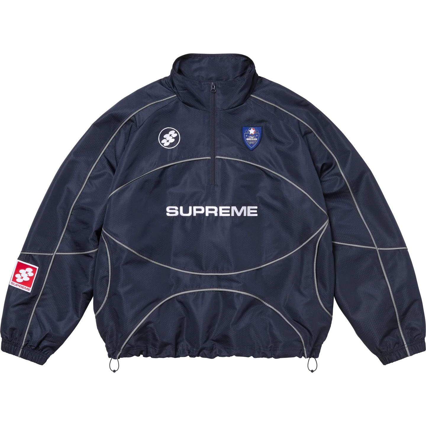 Reflective Piping Pullover | Supreme 24fw
