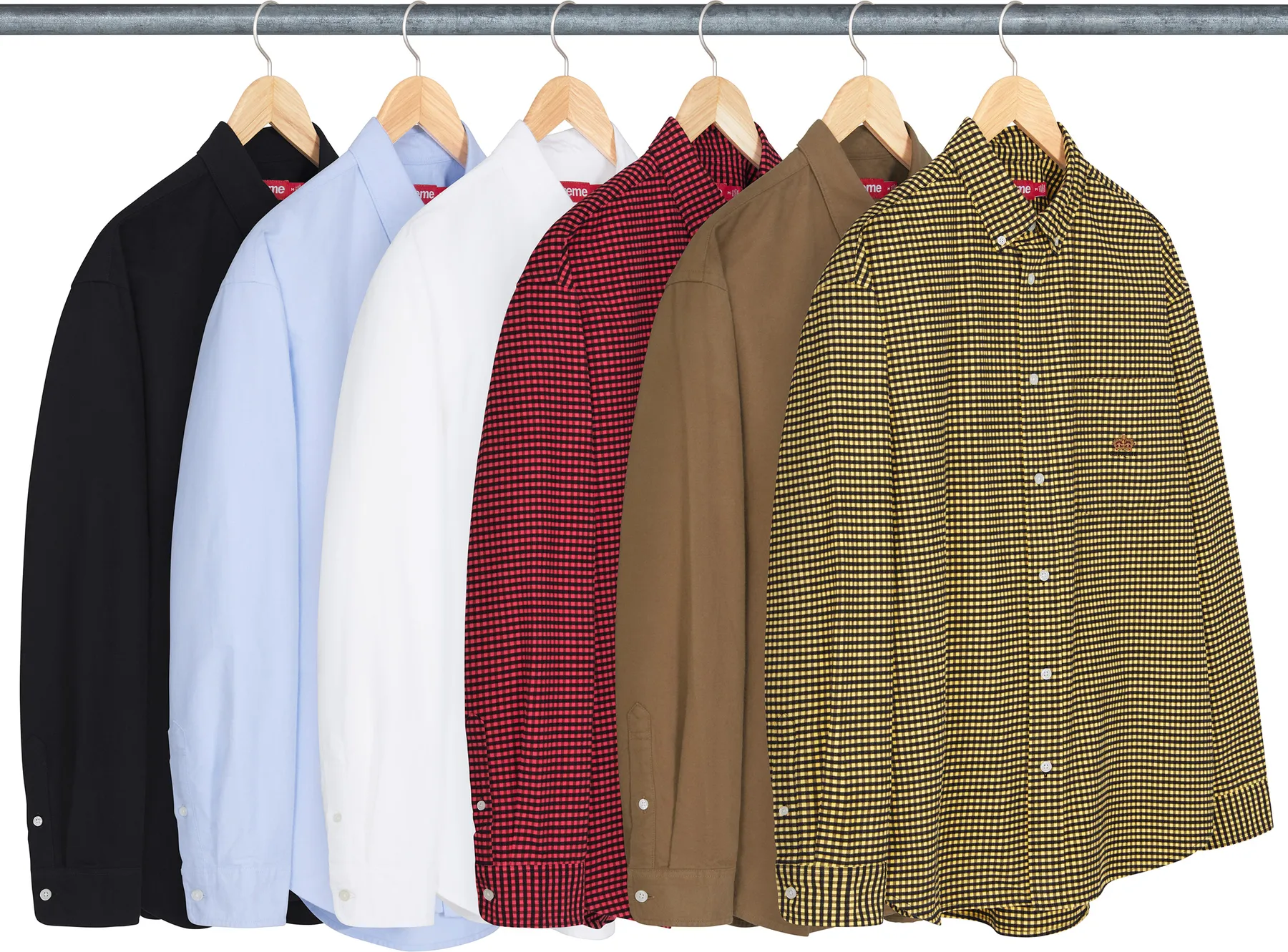 Loose Fit Flannel Oxford Shirt | Supreme 24fw