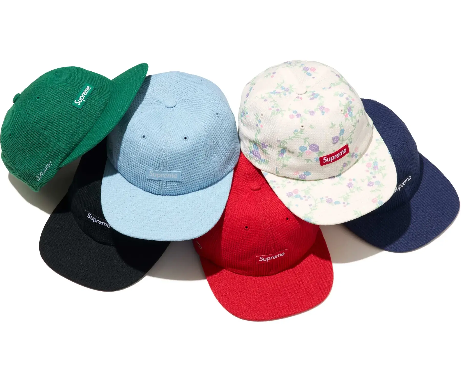 Polartec® Waffle Small Box 6-Panel | Supreme 24fw