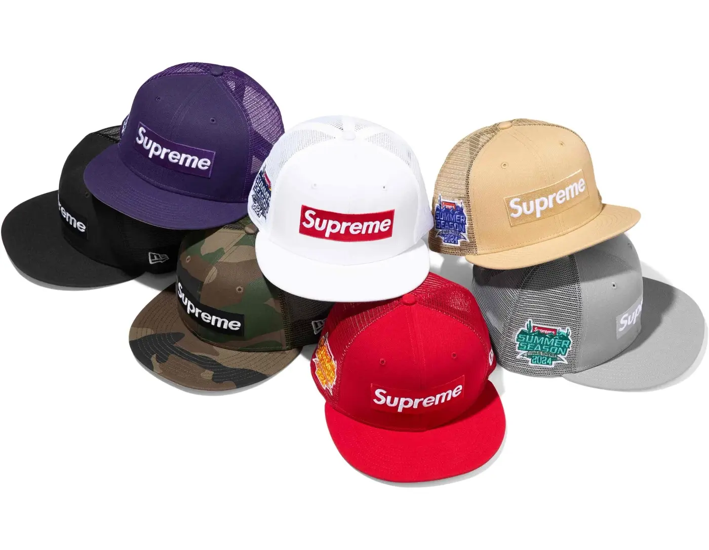 Box Logo Mesh Back New Era® | Supreme 24ss