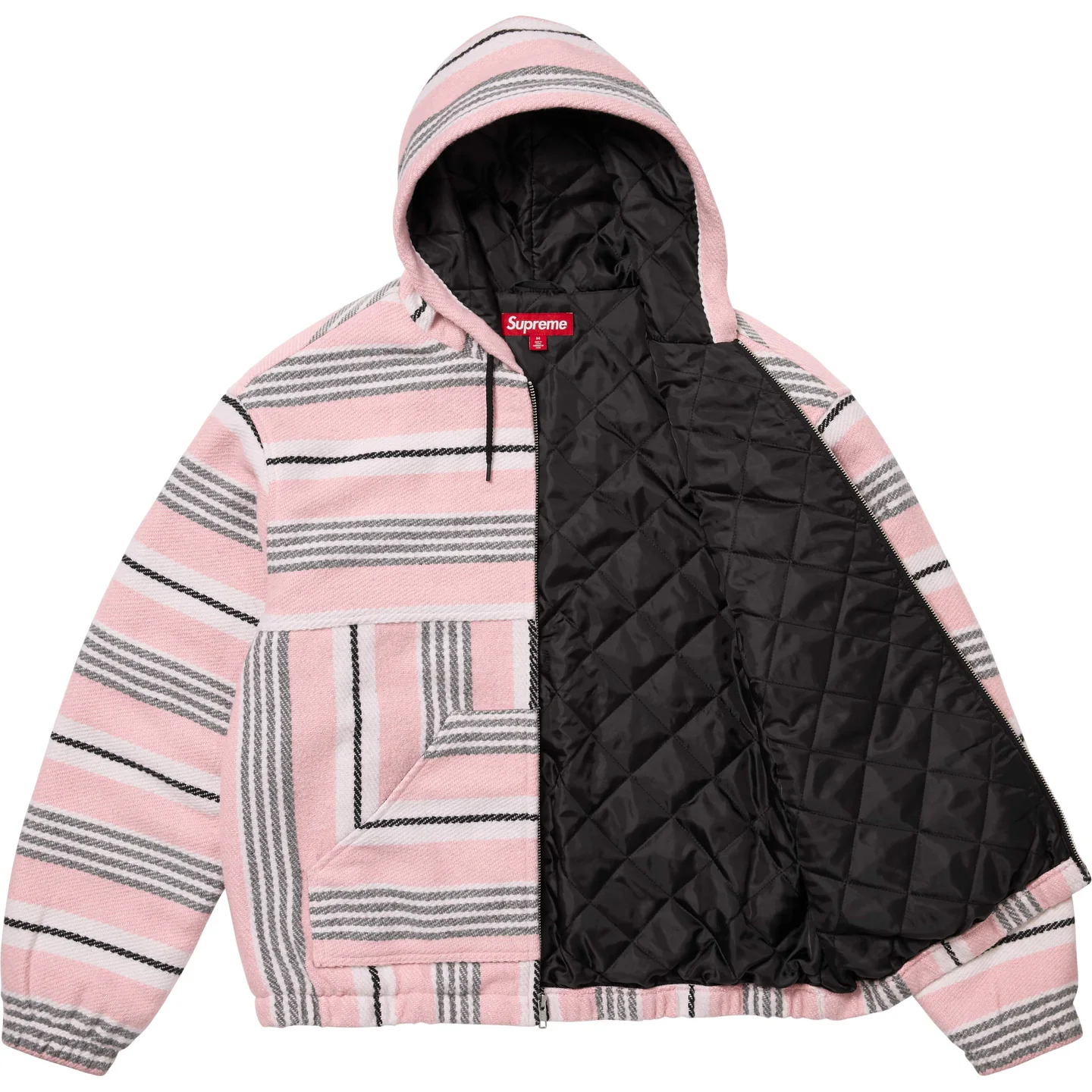 Woven Stripe Hooded Jacket | Supreme 25ss
