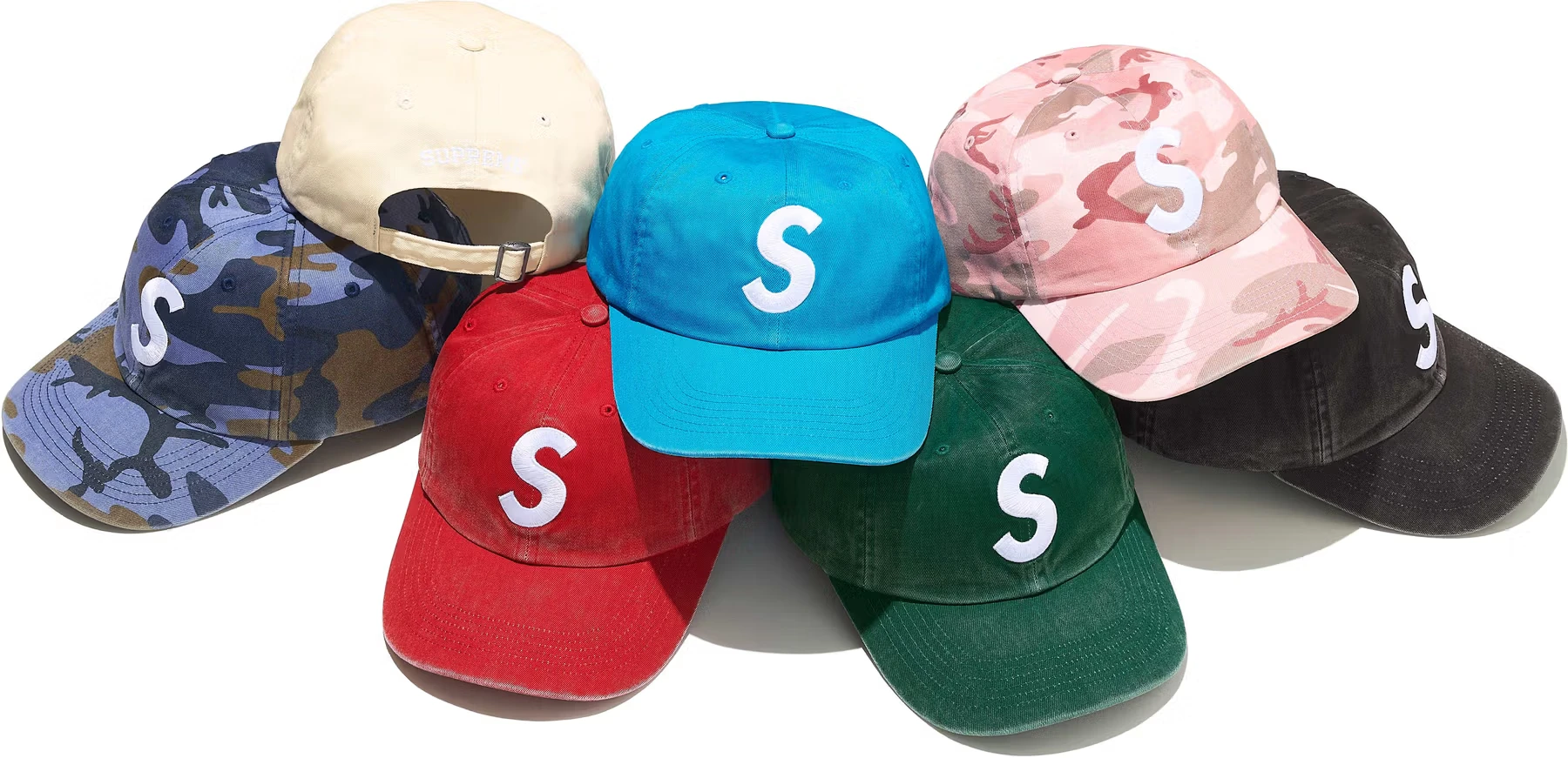 Pigment Coated S Logo 6-Panel | Supreme 25ss