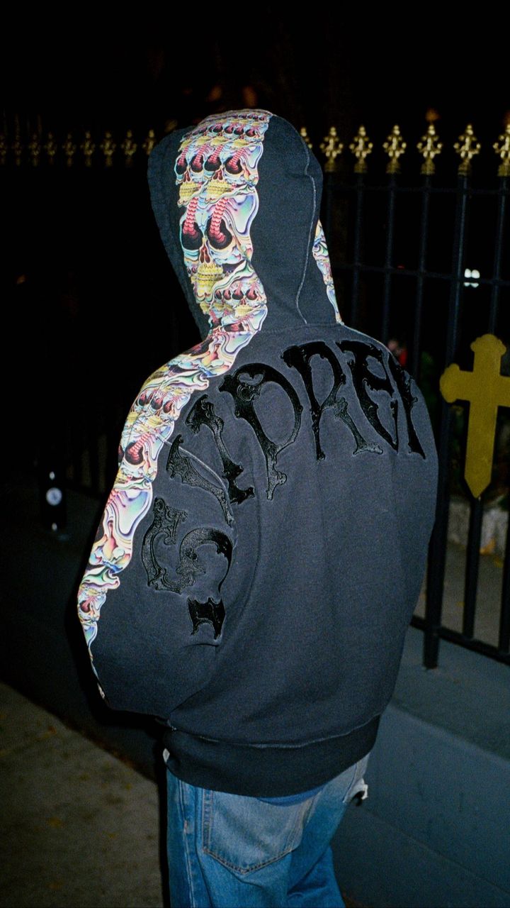 Skulls Zip Up Hooded Sweatshirt | Supreme 22fw