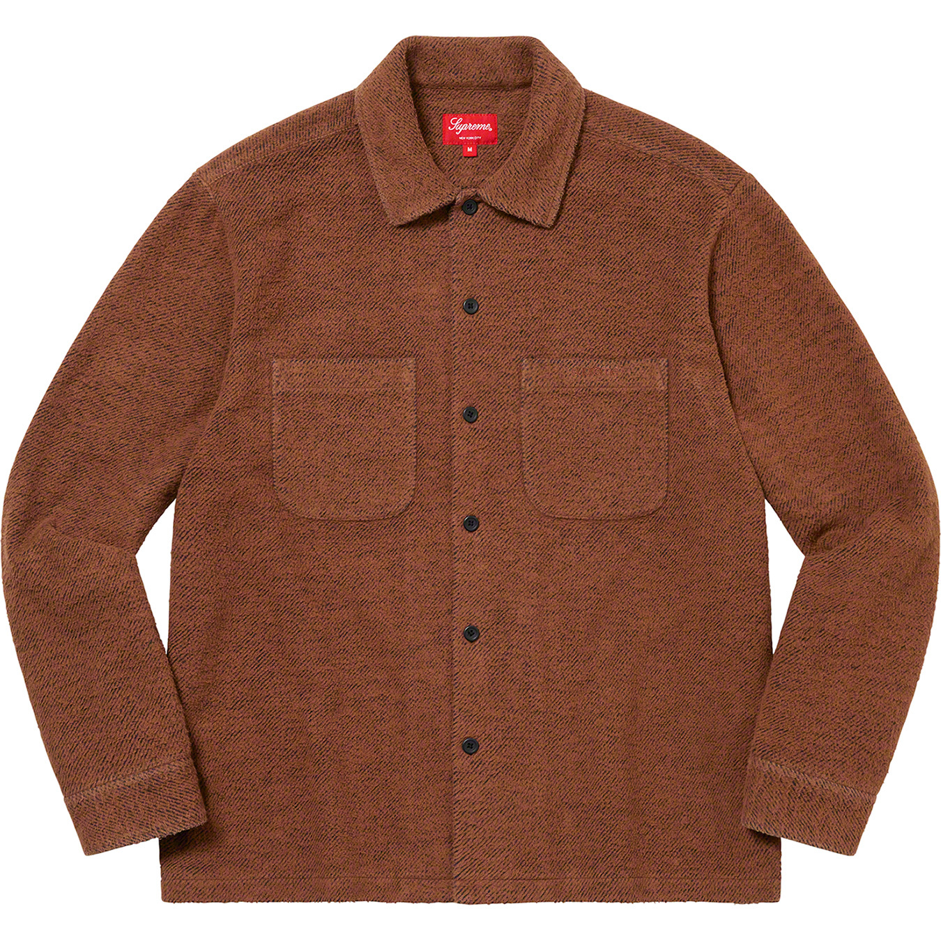 Brushed Flannel Twill Shirt | Supreme 22fw