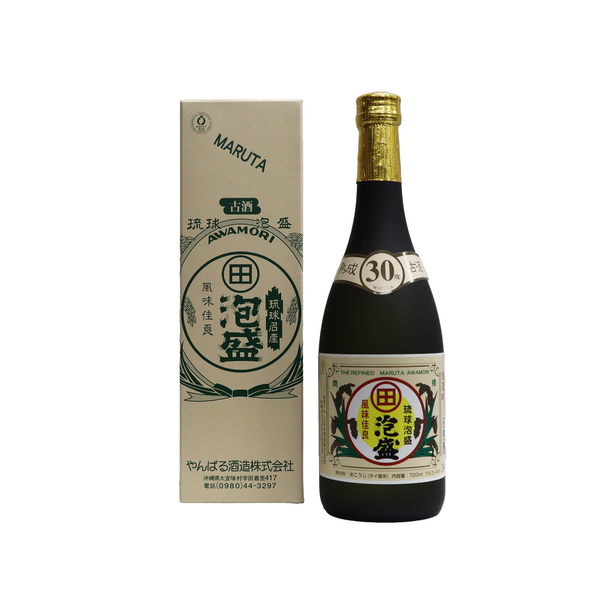 まるた】泡盛 30度 3年古酒100％ 720ml/やんばる酒造 – 鈴木酒販ONLINE
