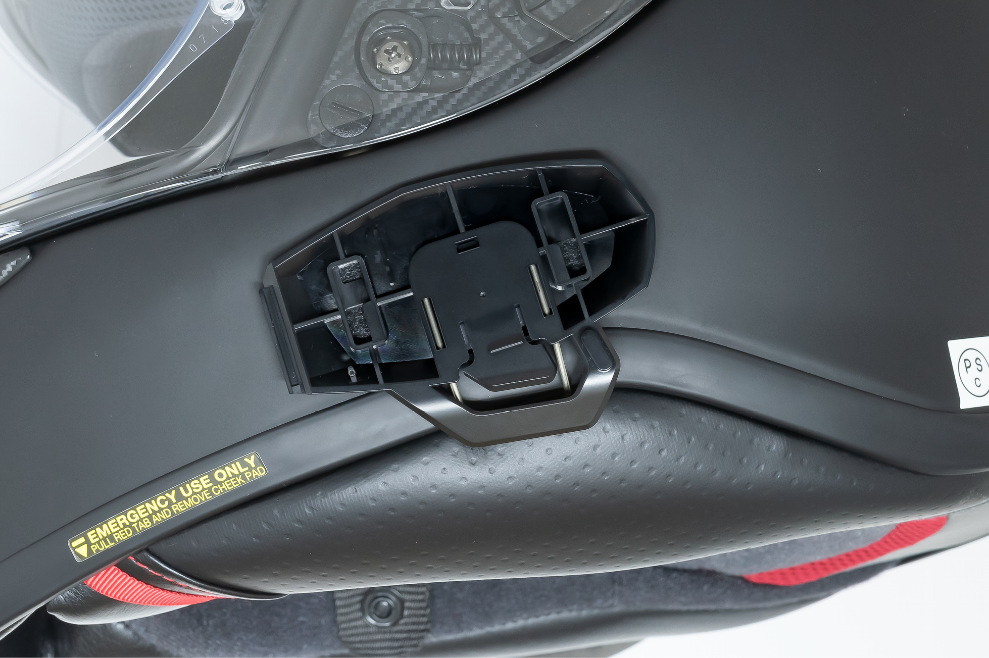 B+COM ONE バイク用インカム フルフェイスヘルメット取付方法 SHOEI Z