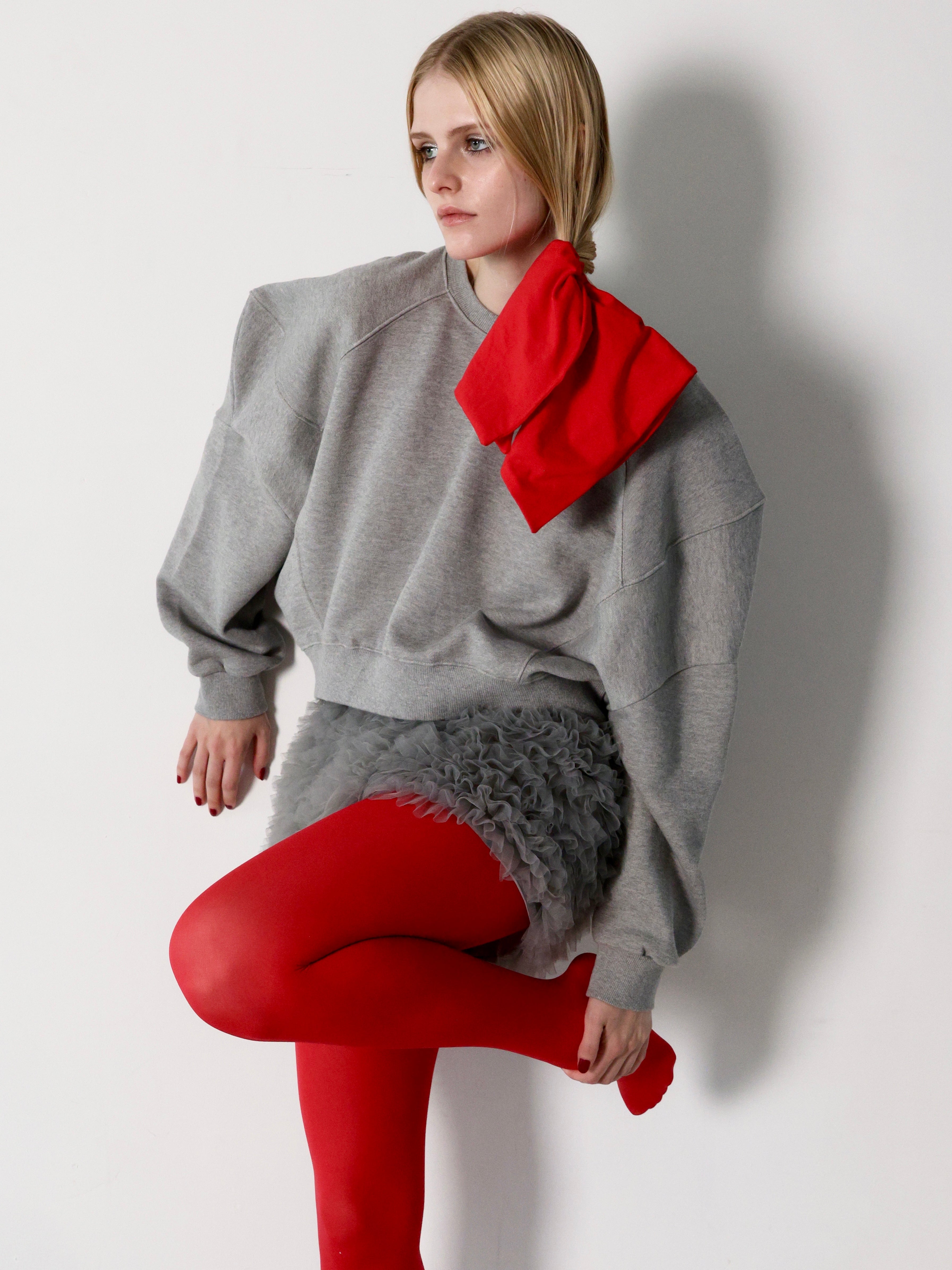 PUFF SLEEVE SWEAT - 起毛なし - – AMOMMA