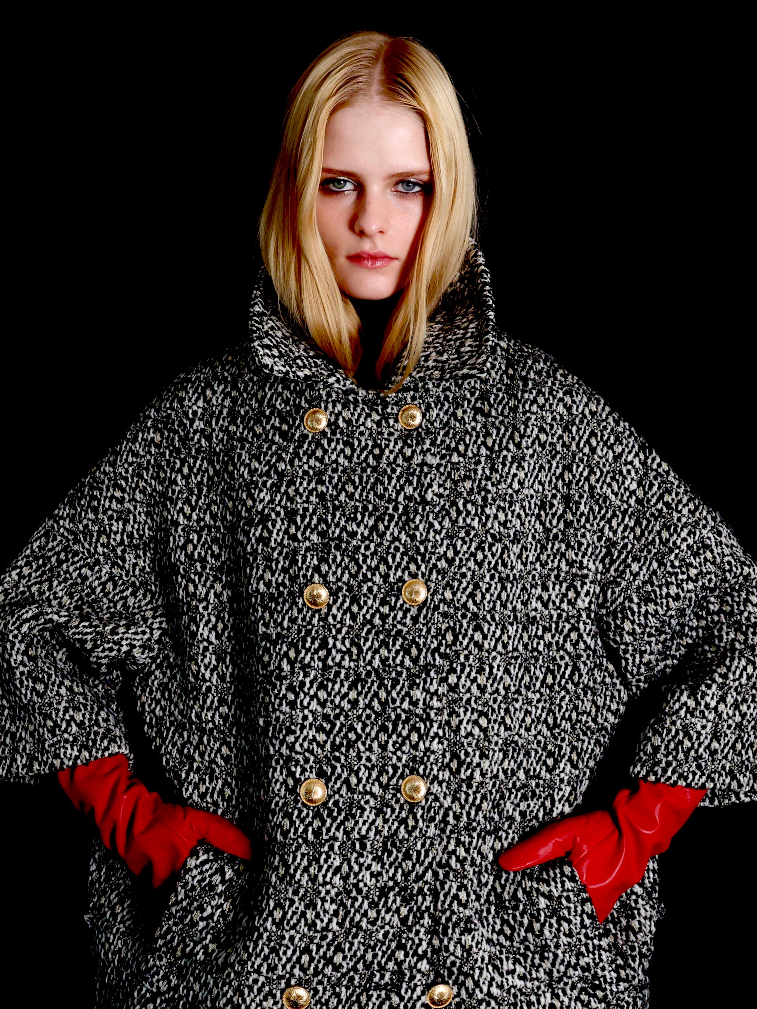 SOFT TWEED COAT – AMOMMA