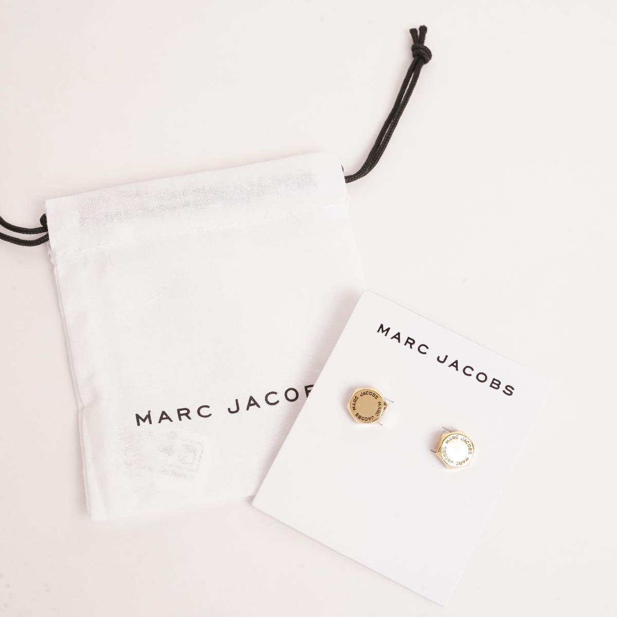 マークジェイコブス ゴールド 六角形 ピアス MARC JACOBS |高円寺