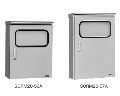通販 | 日東工業 SORM25-69A ステンレス窓付屋外用制御盤キャビネット