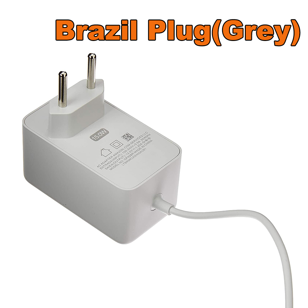 アマゾンコーメドット用電源アダプター,時計付き電源,第3世代,echo