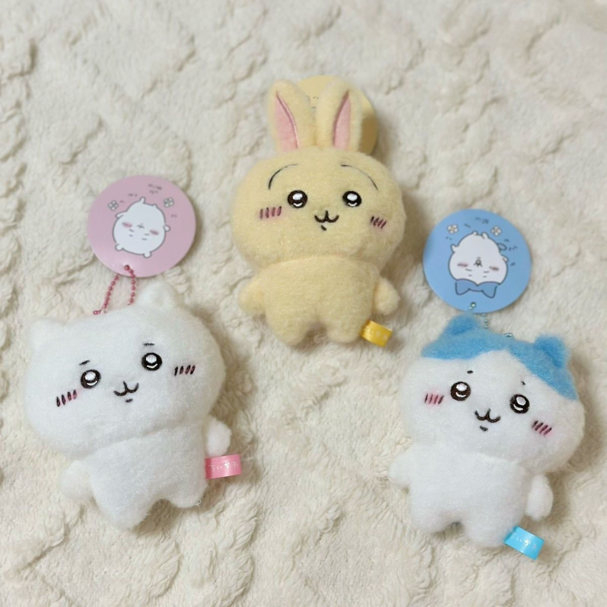 MINISO Chiikawa Hachiware Usagi Small Cute Plush Keychain