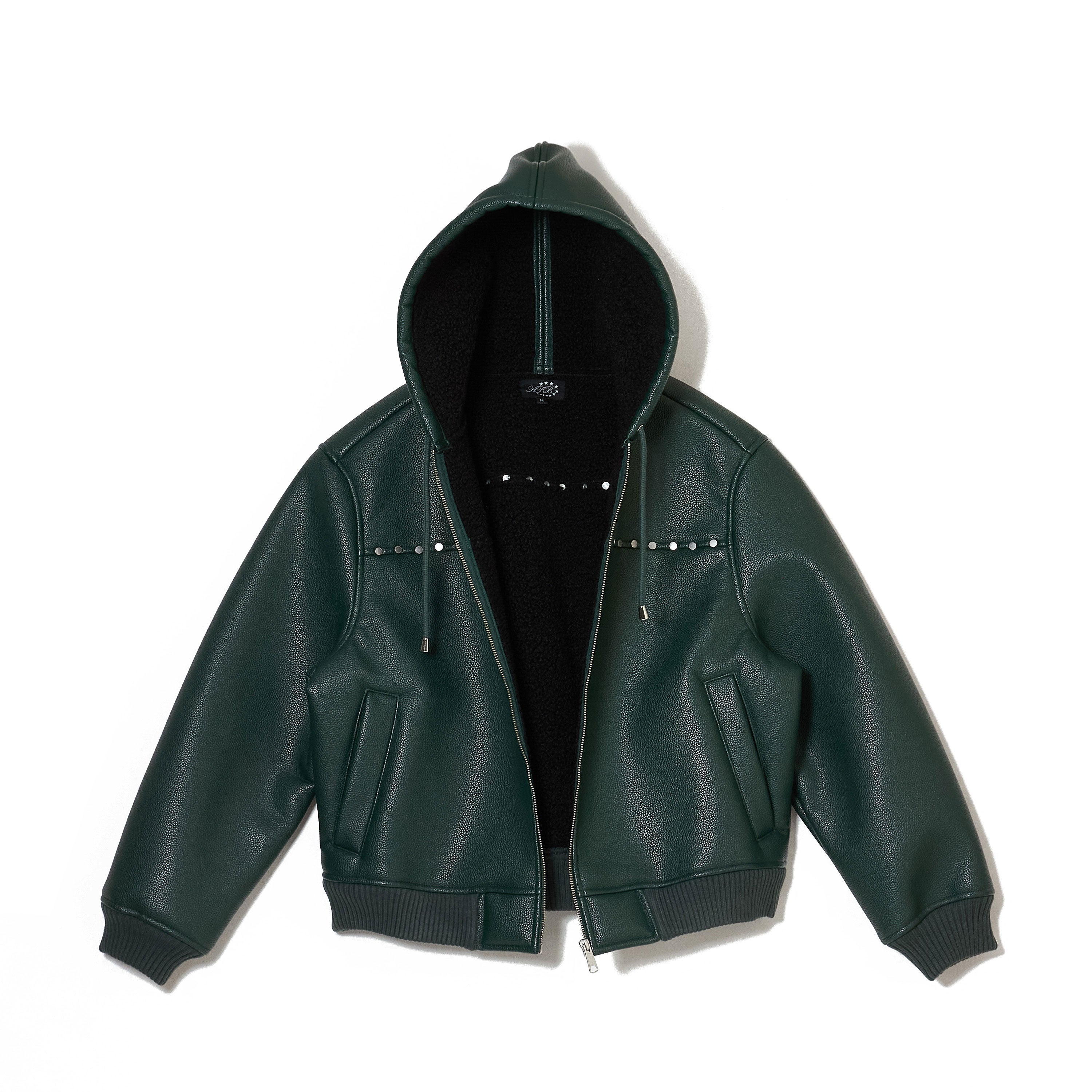 HOODED STUDDED BOMBER – AFB