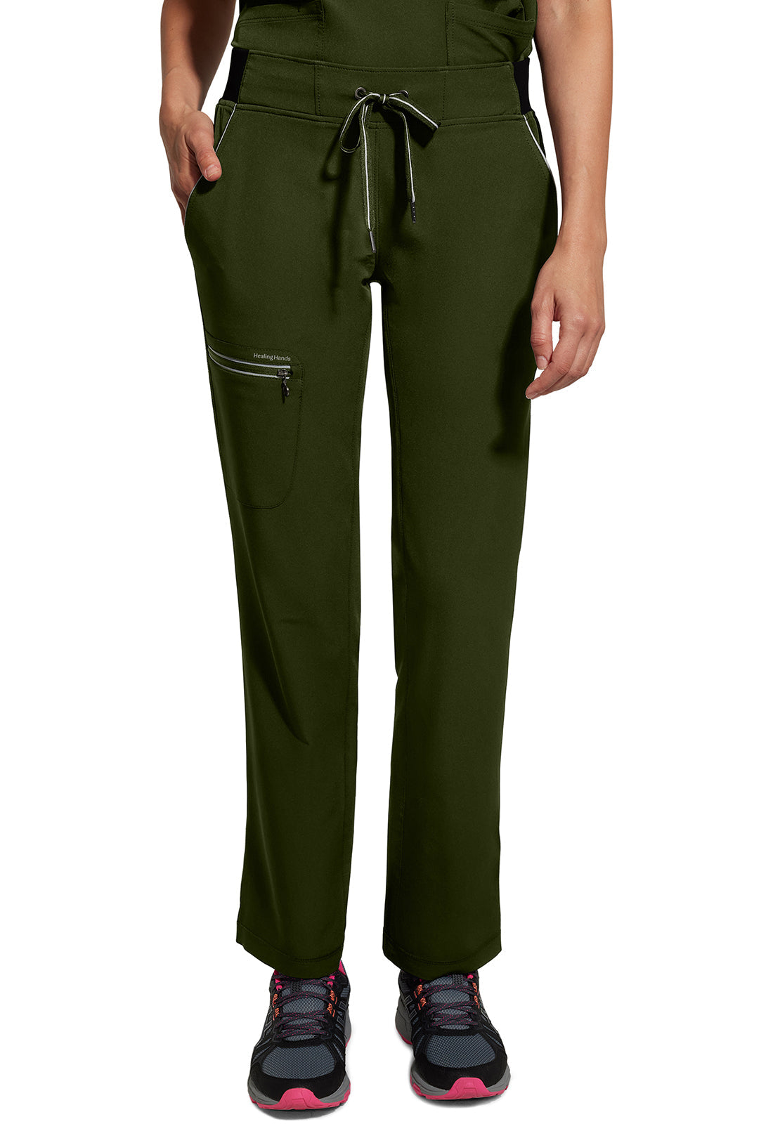 Healing Hands 360 9152 Nisha Pants Dark Pine | Scrub Pants for