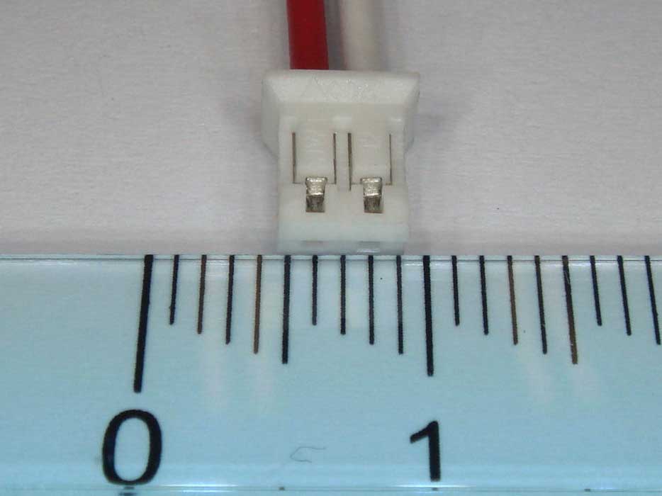 コネクター付コード 2P(A) 赤白: ケーブル・コネクター 秋月電子通商